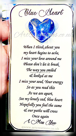 blue sad heart