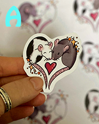 pet rat stickers