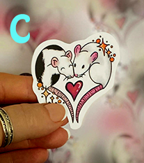 cute rat stickers